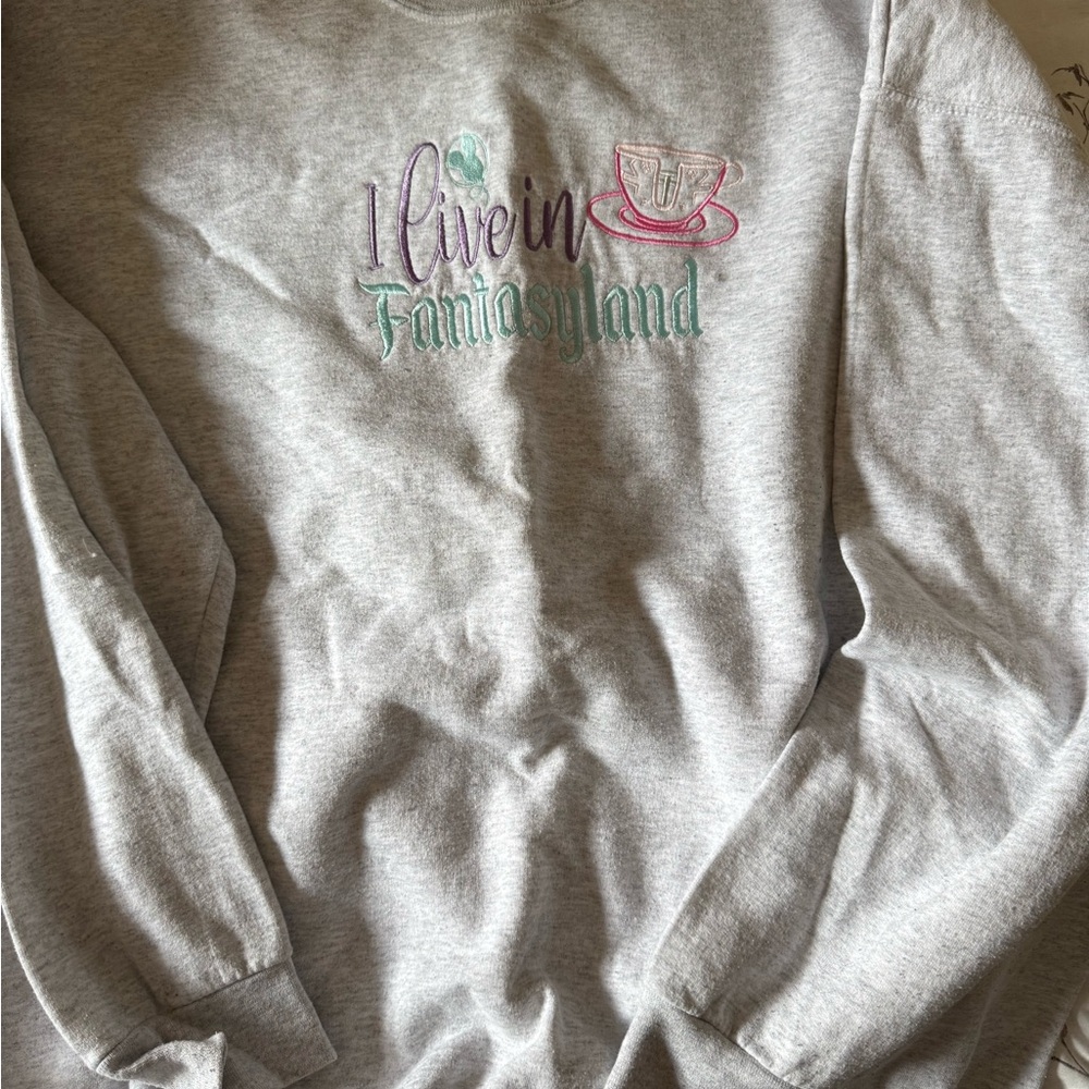 Disney Embroidered Fantasyland Sweatshirt